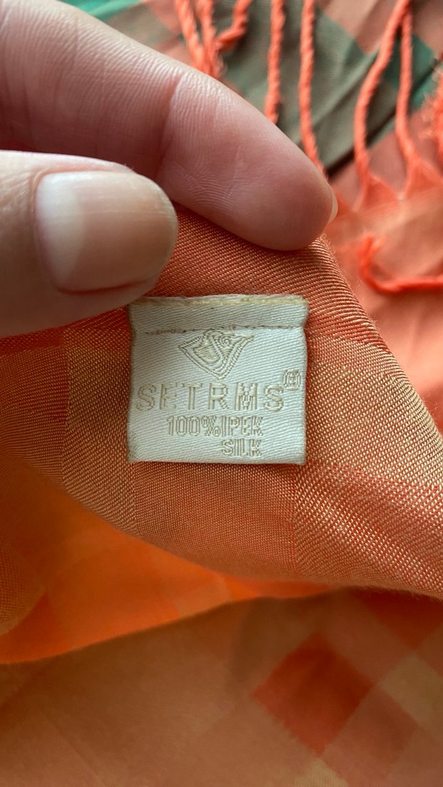 Bohem Çok Renkli Kadın İpek Şal - Görsel 4