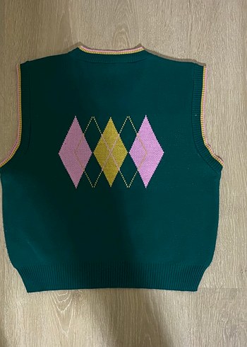 Nakışlı Çok Renkli Triko Kadın Süveter - Görsel 2