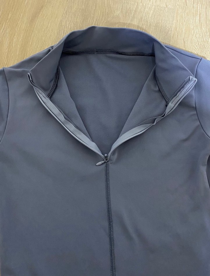 Spor vücuda tam oturan parmak geçirmeli body - Görsel 3