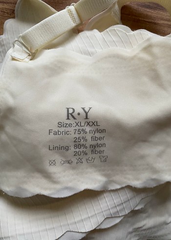 Beyaz Minimalist Bohem Sütyen - Görsel 3