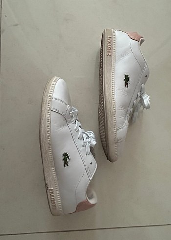 Lacoste Beyaz Bağcıklı Kadın Spor Ayakkabı - Görsel 3