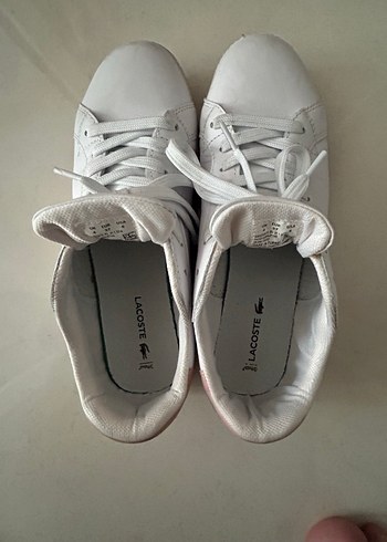 Lacoste Beyaz Bağcıklı Kadın Spor Ayakkabı - Görsel 2