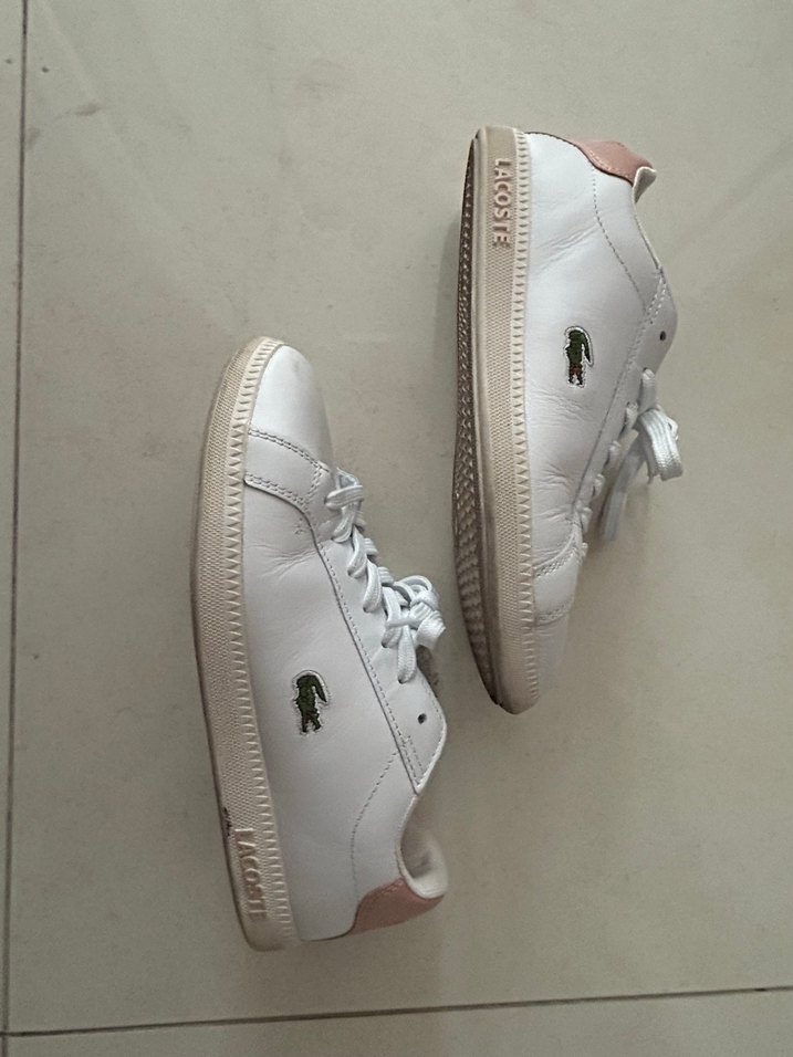 Lacoste Beyaz Bağcıklı Kadın Spor Ayakkabı - Görsel 3