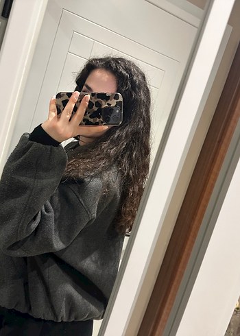 Gri bomber ceket - Görsel 3