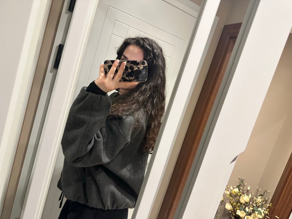 Gri bomber ceket - Görsel 3