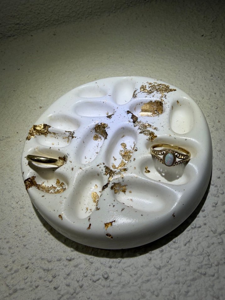 Beyaz Takı Tabağı - Görsel 2