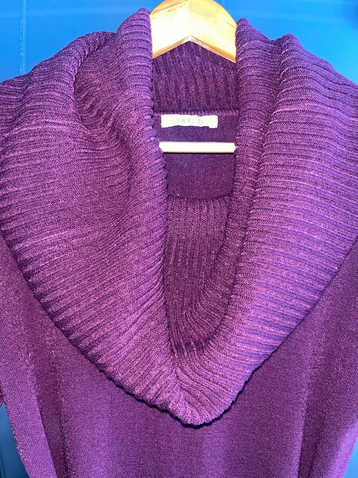 Morumsu Triko Midi Elbise - Görsel 2