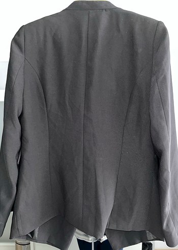 Siyah Düğmeli Kadın Blazer Ceket - Görsel 3