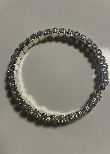 Gri Boncuklu Kadın Bileklik - Görsel 2