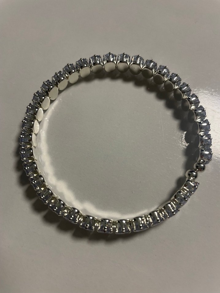 Gri Boncuklu Kadın Bileklik - Görsel 2