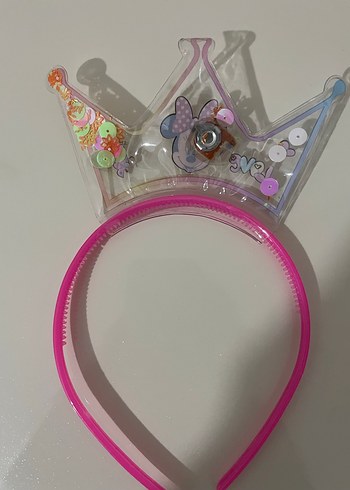 Renkli Minnie Mouse Taç Saç Bandı - Görsel 2