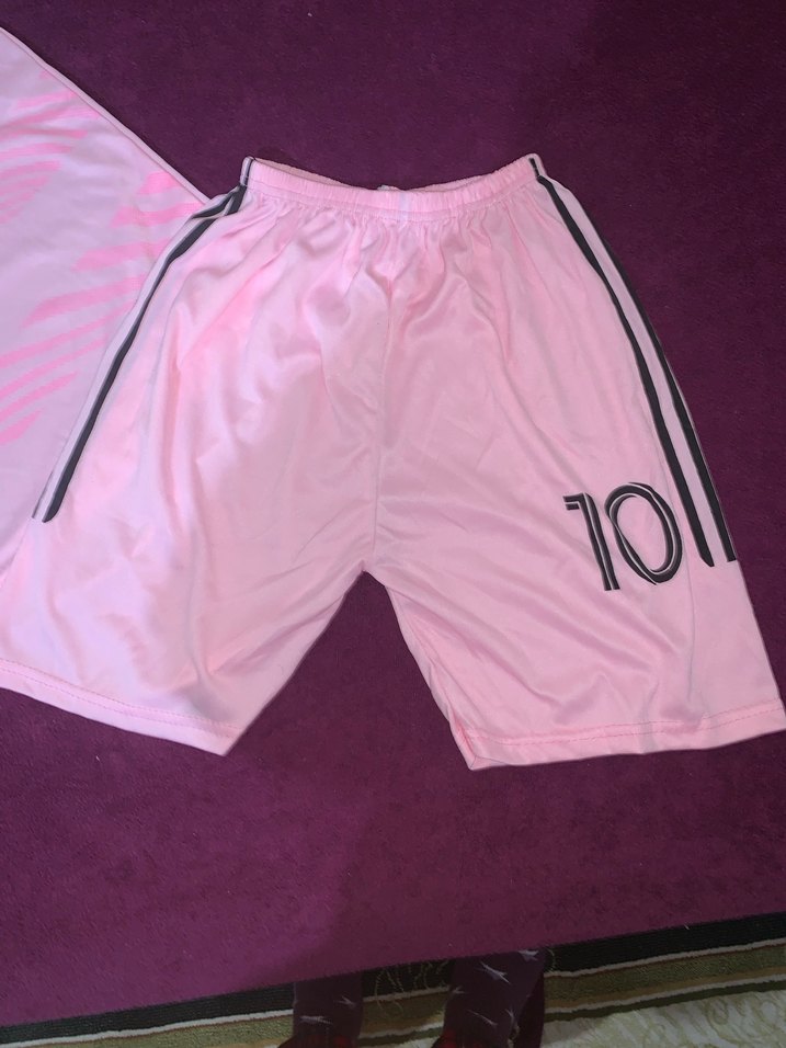 Pembe Kısa Kollu Spor Takım forması - Görsel 2