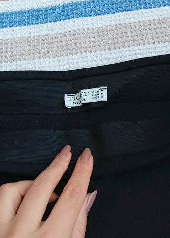 Siyah Midi Kalem Etek - Görsel 2