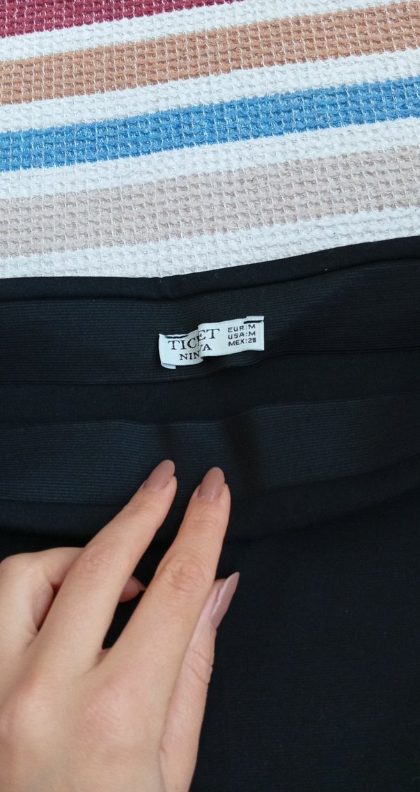 Siyah Midi Kalem Etek - Görsel 2