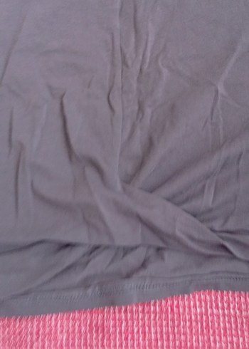 Kahverengi Kısa Kollu Kadın Tişört - Görsel 2