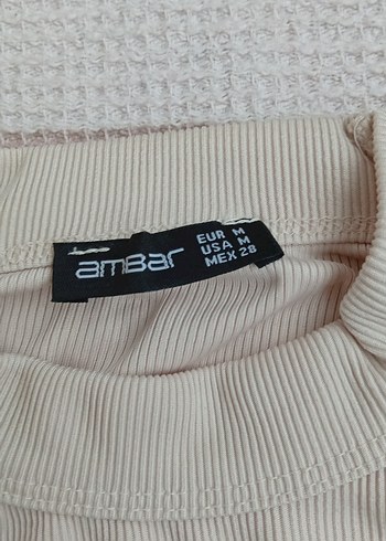 Bej Yüksek Yakalı Kadın Atlet - Görsel 2