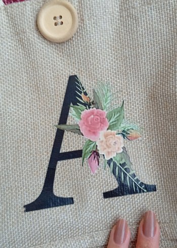 Çiçek Desenli Bohem Kadın Çanta - Görsel 4