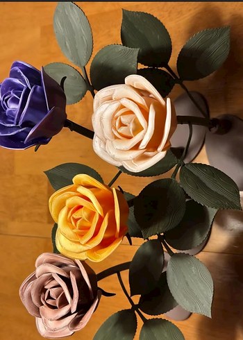 3D yazıcı ile yapılmış Güller - Görsel 2