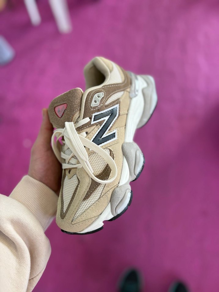 Bej Bağcıklı Spor Ayakkabı - Görsel 3