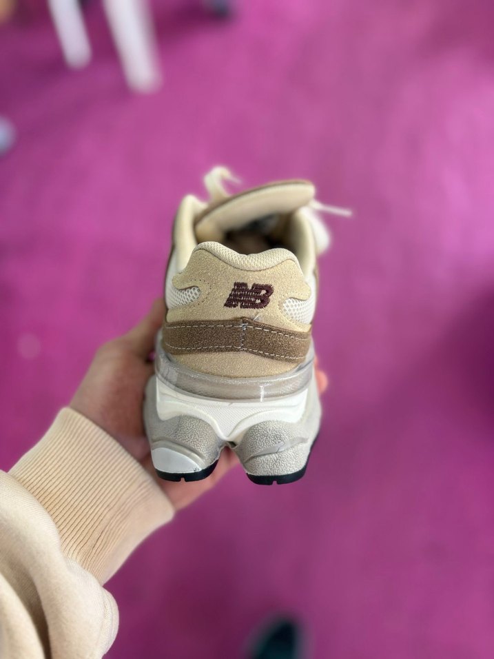 Bej Bağcıklı Spor Ayakkabı - Görsel 4