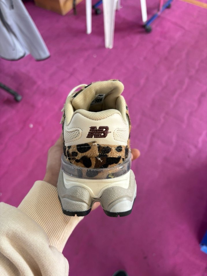 Kahverengi Leopar Desenli Spor Ayakkabı - Görsel 3