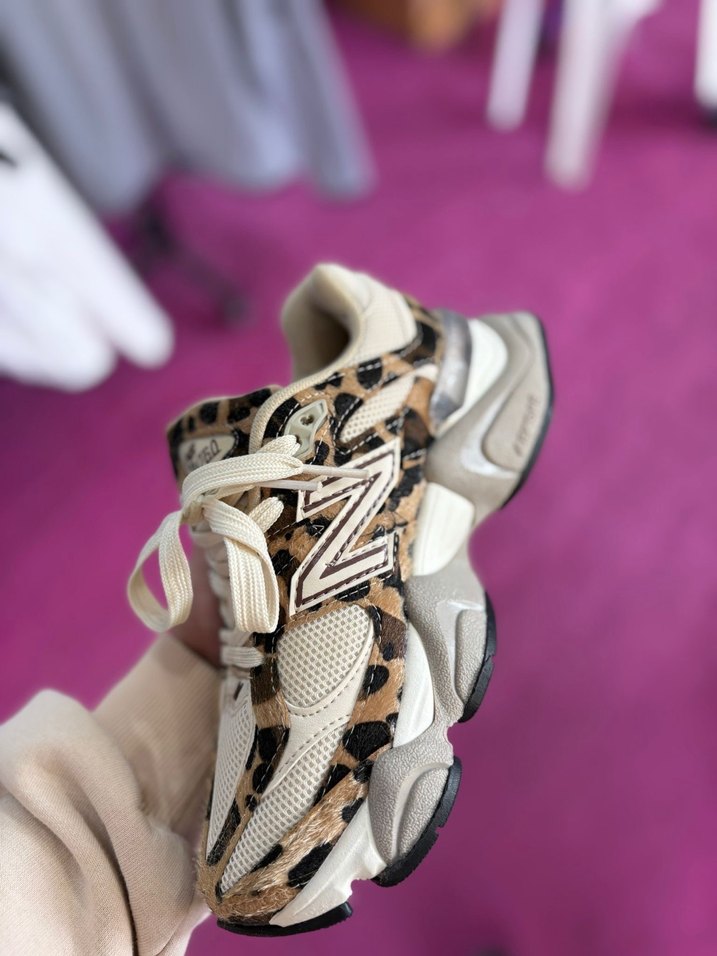 Kahverengi Leopar Desenli Spor Ayakkabı - Görsel 4