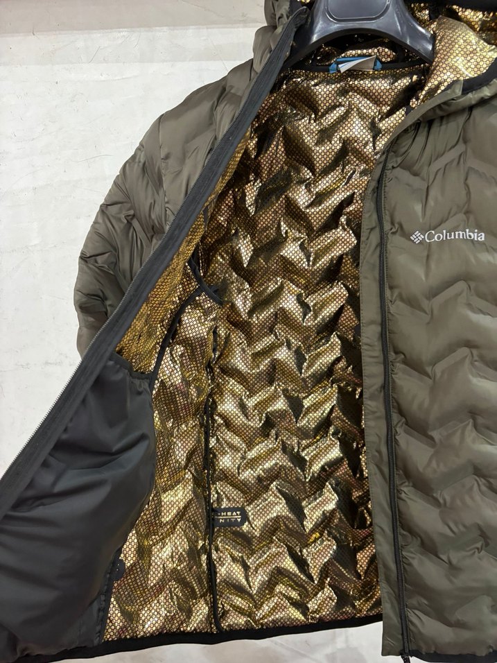 Columbia Erkek Kapüşonlu Haki Mont - Görsel 2