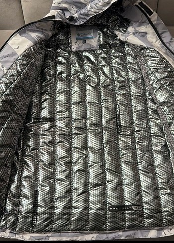 Gri Baskılı Erkek Çocuk Kayak Ceketi - Görsel 3