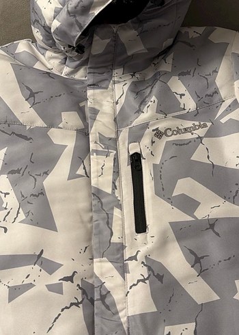 Gri Baskılı Erkek Çocuk Kayak Ceketi - Görsel 2