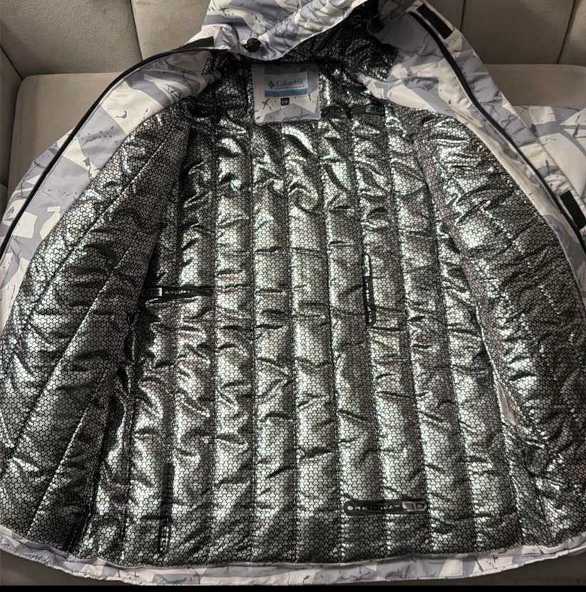 Gri Baskılı Erkek Çocuk Kayak Ceketi - Görsel 3