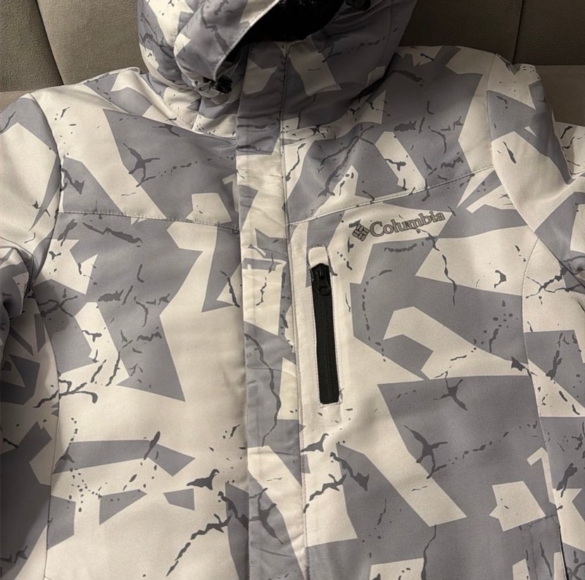 Gri Baskılı Erkek Çocuk Kayak Ceketi - Görsel 2