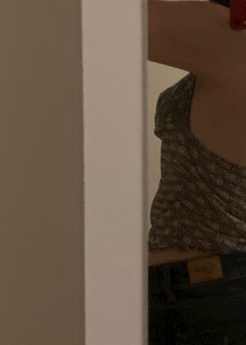 Gri V Yakalı Detaylı Büstiyer - Görsel 3