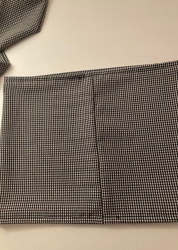 Gri Kadın Fularlı Büstiyer - Görsel 4