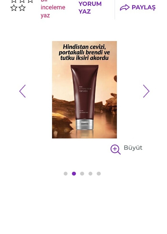 Attraction Awaken Erkekler için Saç ve Vücut Şampuanı 200ml - Görsel 2