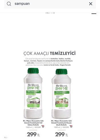 MrWipes Çok Amaçlı Temizleyici 1000 ml - Görsel 2