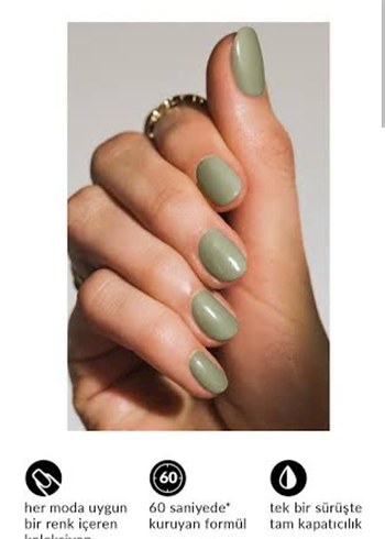 Avon Ultra Colour Hızlı Kuruyan Haki Oje - Görsel 2