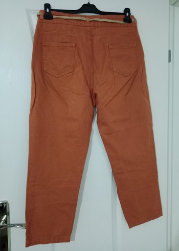 Kahverengi Kemerli kot Kadın Pantolon - Görsel 4