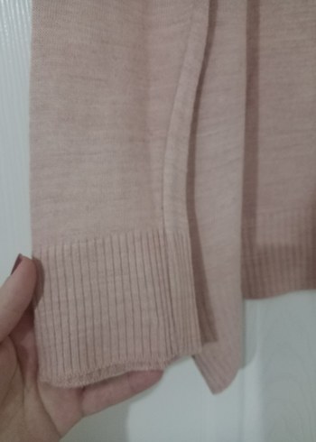 pudra pembe Bohem Salaş Triko Kadın Kazak - Görsel 4