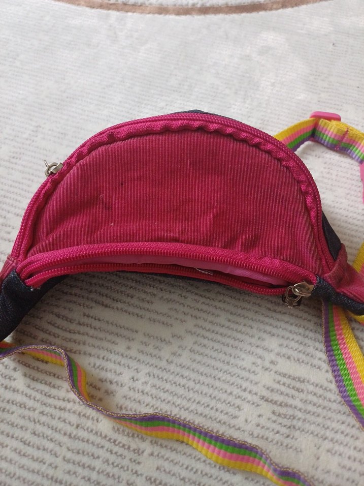 Renkli Baskılı Çocuk Bel Çantası - Görsel 4