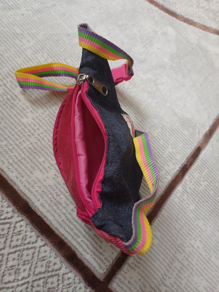 Renkli Baskılı Çocuk Bel Çantası - Görsel 5