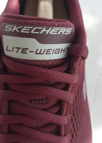 Bordo Skechers Hafif Spor Ayakkabı - Görsel 6