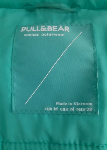 Turkuaz, Fermuarlı Kısa Kadın Kış Montu - Görsel 3