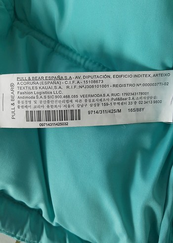 Turkuaz, Fermuarlı Kısa Kadın Kış Montu - Görsel 8