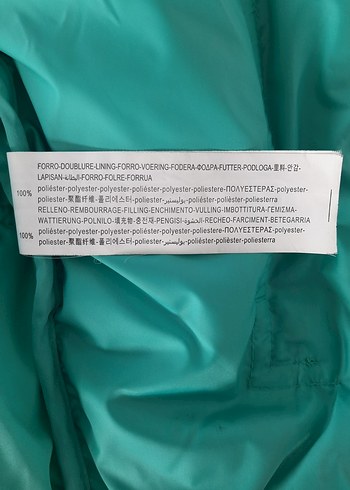 Turkuaz, Fermuarlı Kısa Kadın Kış Montu - Görsel 6