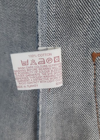 Lacivert Kadın Kot Ceket Notch Yaka - Görsel 5