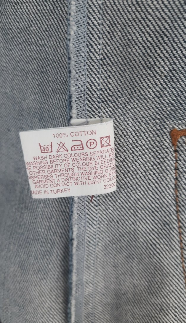 Lacivert Kadın Kot Ceket Notch Yaka - Görsel 5