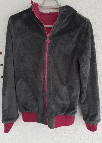 Pembe Kadın Uzun Kollu Casual Ceket - Görsel 4