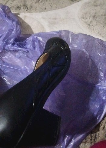 Kadın Siyah Klasik Topuklu Ayakkabı - Görsel 5