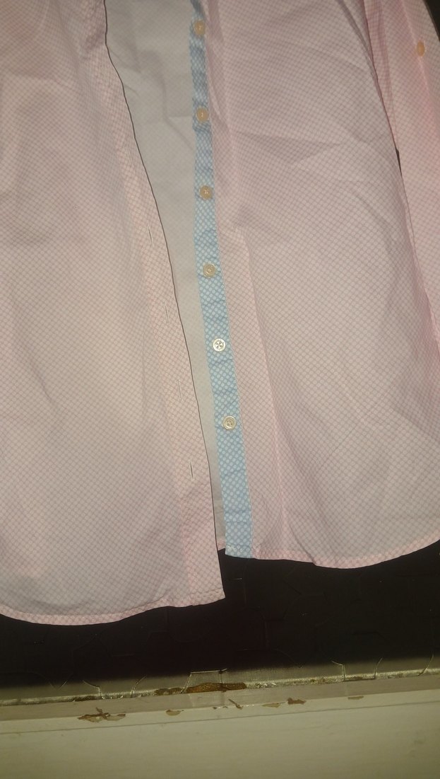 Pembe Düğmeli Kadın Gömlek - Görsel 3