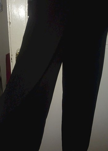 Uzun Kollu Siyah Gotik Kadın tulum - Görsel 2